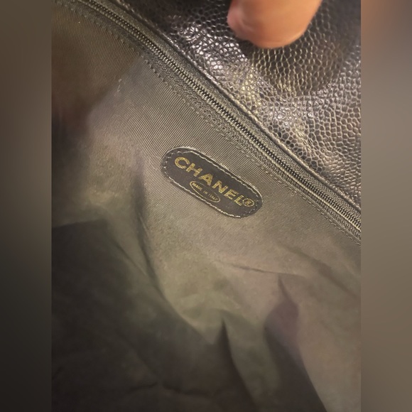 🔥FLASH SALE🔥Vintage Authentic CHANEL Timeless Caviar XL Tote Bag - Picture 6 of 8